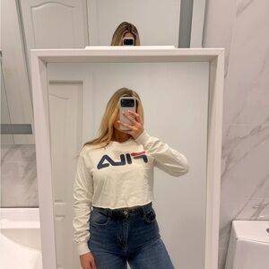 Fila Women's Cream Long Sleeve Tee